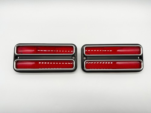 1968-1972 Chevy GMC Truck Sided Marker Lights Turn Signals Lens - Foto 5 di 12