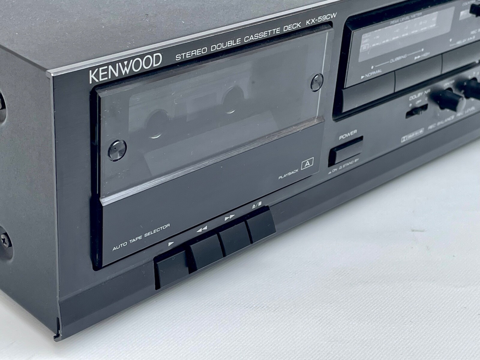Kenwood KX59CW Stereo Dual Cassette Tape Deck High Quality Working