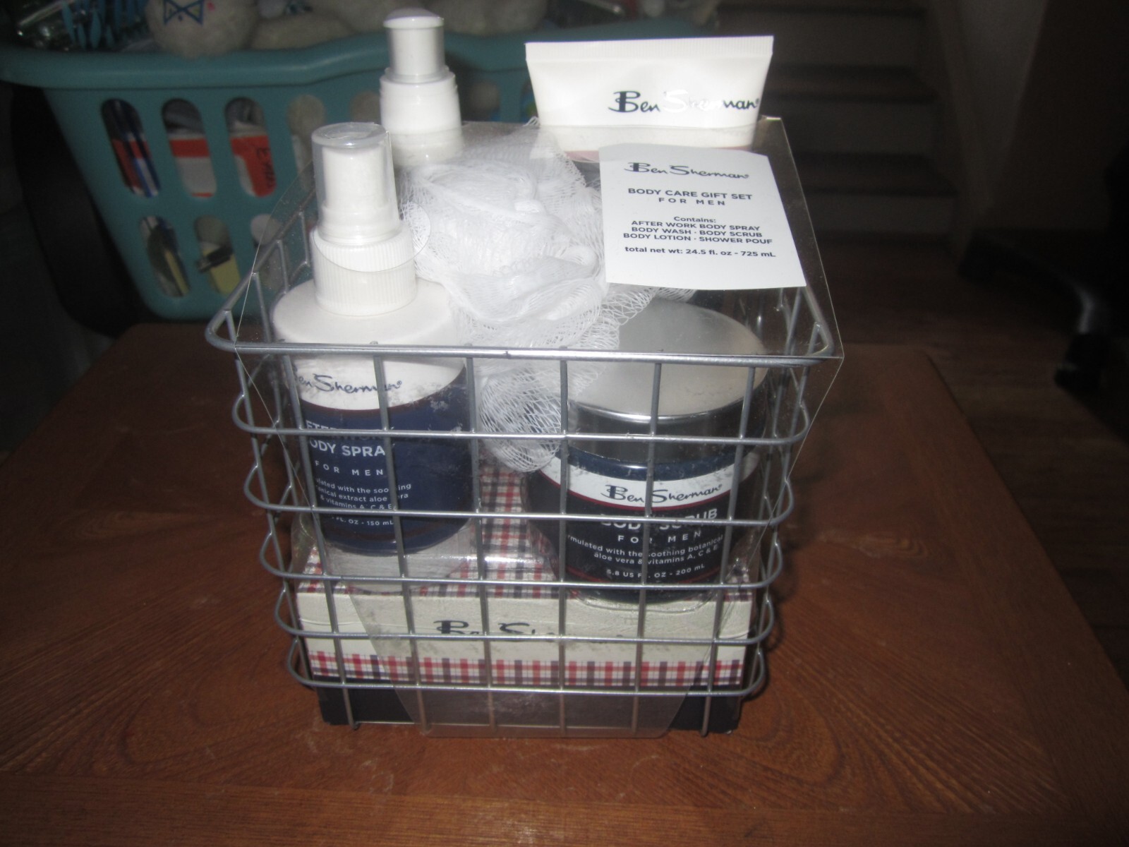 Ben Sherman Body Care Gift Set For Men Shower Scrub Gel Husband Son Dad