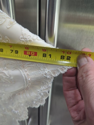Oleg Cassini Collection David's Bridal Wedding Dress SIZE 4 Beautiful Ships Free - Picture 15 of 24