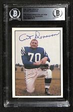 1981 TCMA Football Greats #47 Art Donovan COLTS Signed Autographed Card BECKETT 1981 TCMA Football Greats #47 Art Donovan COLTS Signed Autographed Card BECKETT