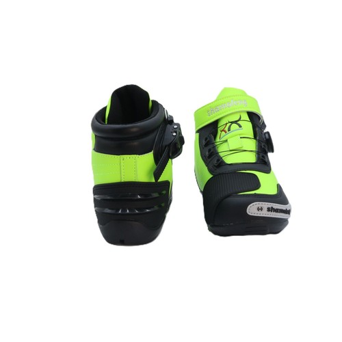 Motorcycle Riding Leather Shoes Off Road Racing Boots Anti-Collison Toe and Heel - Picture 29 of 35