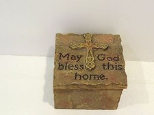 "BLESS THIS HOME"  PRAYER BOX
