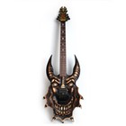 Unique cow shape electric guitar mahogany body maple neck rosewood Finger 22 frt