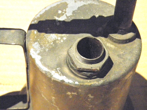 Vintage Brass Plated MERIT Hand Plumbers Soldering Blow Torch Missing Pump Parts - Picture 4 of 11