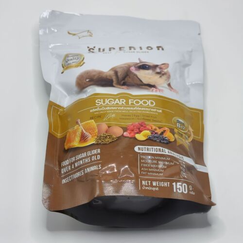 Sugar Glider Food Pellets Pets Insectivore Mixed Fruit Protein Vitamin Superior - Picture 10 of 10