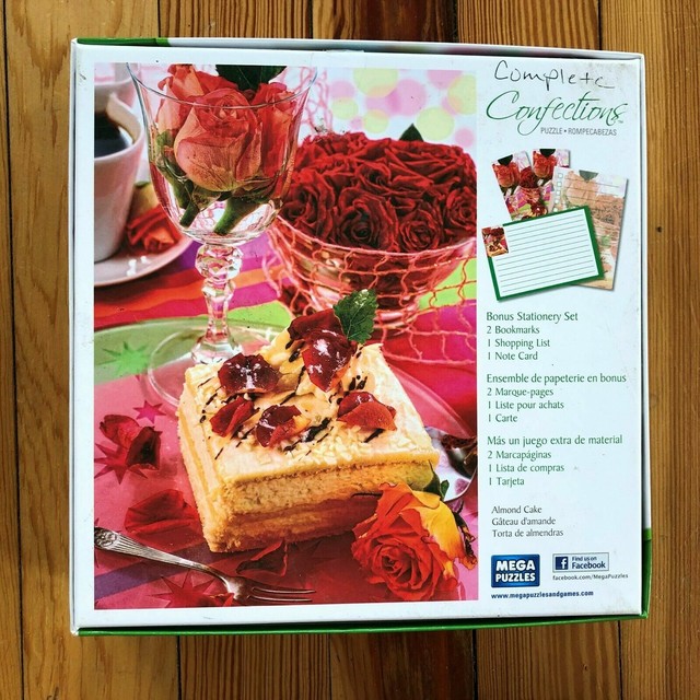 Mega Puzzles Confections 100pc Puzzle Cupcakes Multicolor Bonus Stationery Euc For Sale Online Ebay