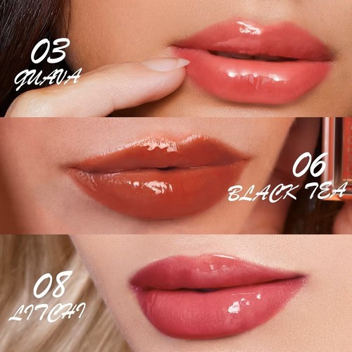 Lip Gloss Plumping Tint Glow Lightweight Hydrating Moisturizing High shine - Picture 9 of 21