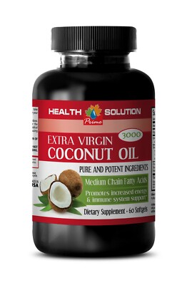 boost immunity - COCONUT OIL 3000mg - boost brain function 1B