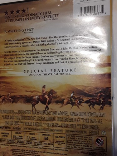 Dances with Wolves DVD - Picture 2 of 5