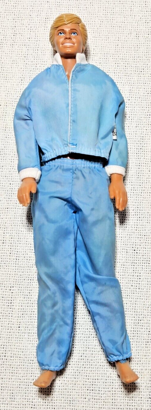 MATTEL  KEN DOLL 1983 MALAYSIA  BLONDE MOLDED HAIR BLUE EYES VINTAGE