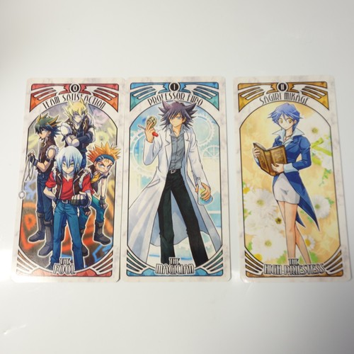 Carta del Tarot Japonés Doujin Yu-Gi-Oh! 5D's - Yusei & Jack & Crow - Arcanos Mayores - Imagen 3 de 13
