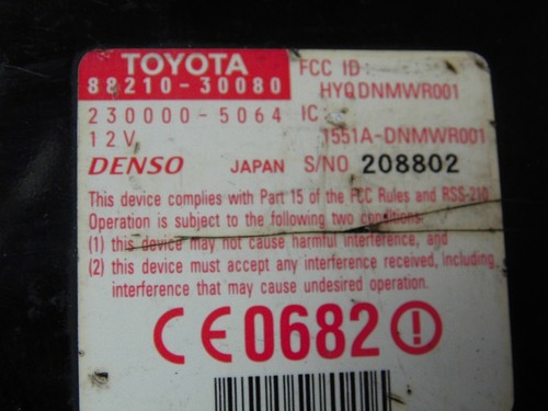 Lexus GS350 GS430 2010 sensor radar distronic module 88210-30080 - Picture 4 of 4