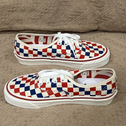 Vans Authentic Shoes - Our Legends "Mongoose" Checkered - Size 5.5/7/UK4.5/Eur37 - Picture 2 of 7