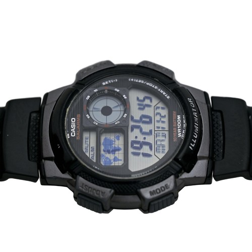 Casio 5 Alarms Wrist Watch Digital AE1000W 1BV - Picture 4 of 9