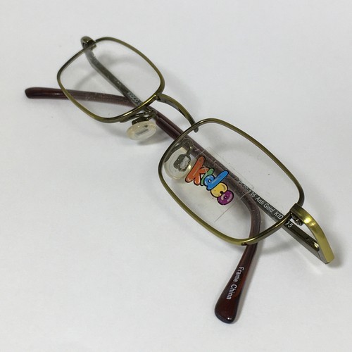 Kidco 5 montature per occhiali oro antico 42-20-135 metallo bordo pieno CH5 - Foto 17 di 17