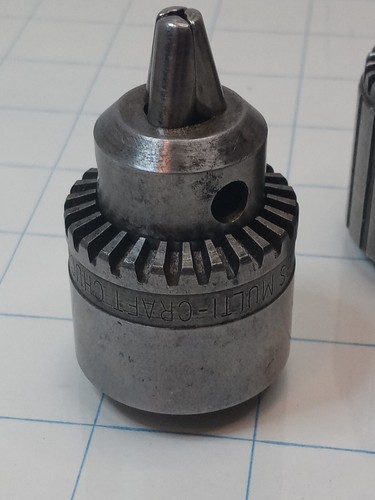 (2) Jacobs Drill Chuck No. MC4 (1/16" - 3/8 Cap) & 2 BA (0 - 3/8 CAP 3/8-24 THD) - Picture 2 of 11