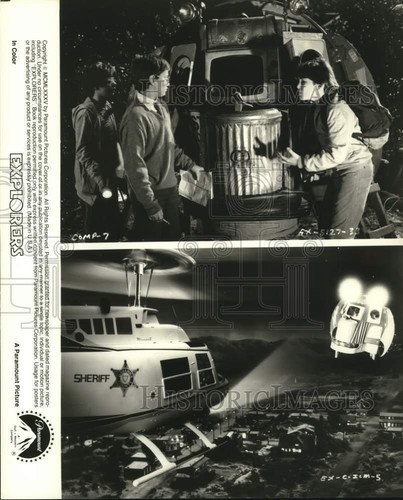 1985 Press Photo River Phoenix & Jason Presson in 