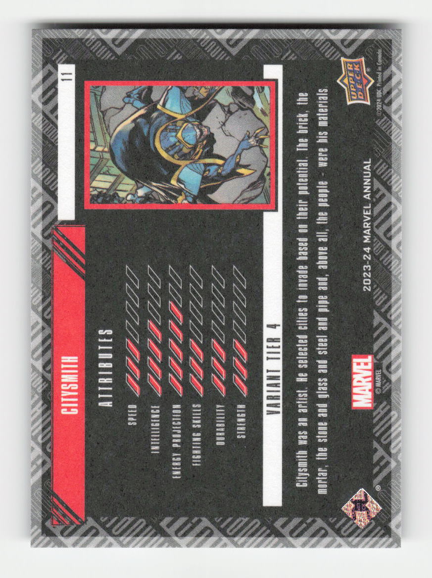 大特価 2023-24 MARVEL ANNUAL 新品未開封 ボックス 2023-24 Upper Deck Marvel Annual Trading Cards Hobby Box