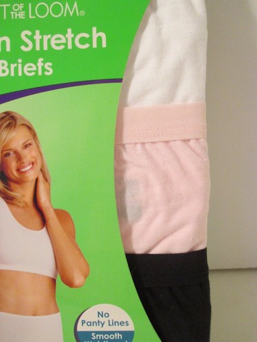 Neu in Verpackung Fruit of the Loom Größe 6 M weiß pink schwarz Slip Unterwäsche Höschen ~ 3 Paar - Bild 3 von 11