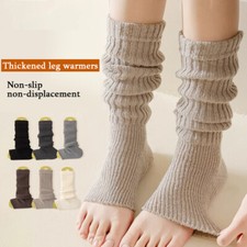 Women Winter Knit Crochet Boot Cuffs Toppers Short Ankle Socks Ribbed Leg Warmer