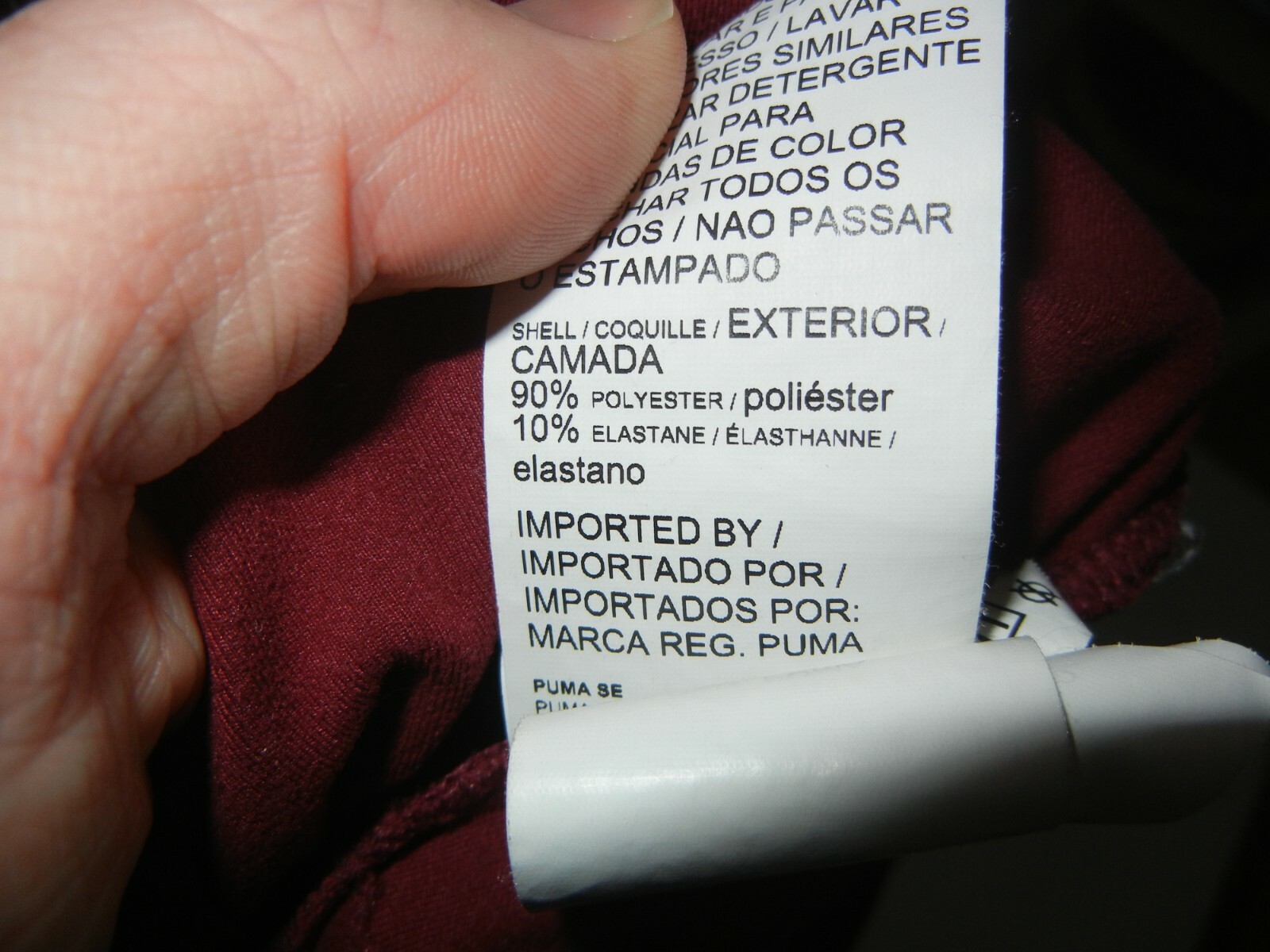 PUMA Maroon Red Stretch Poly PULLOVER SWEATSHIRT … - image 5