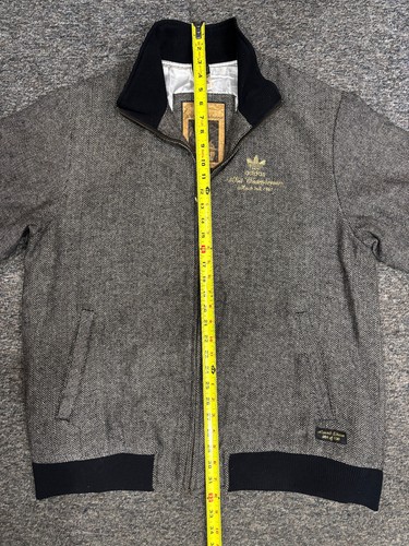 Adidas Wilt Chamberlain Limited Edition Wool Full Zip Jacket Size Large #84/500 - Picture 7 of 9