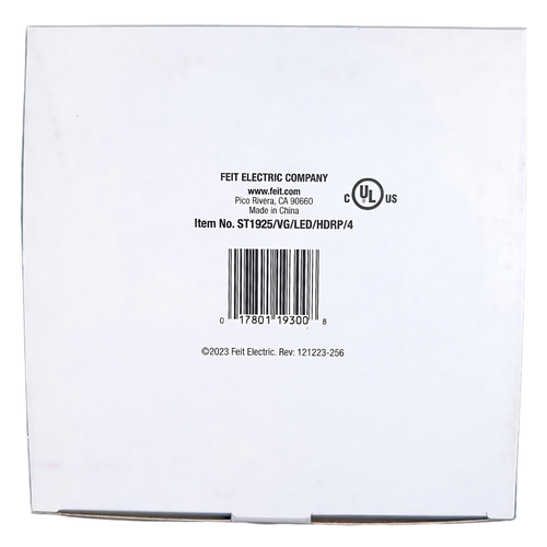 Feit LED Bulbs Amber Glass Vnt Style (4 pack) 2.7W 2100K E26 Base 25W Equal NEW - Picture 7 of 9