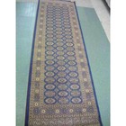 Hallway Runner Carpet Rug Blue 68cm x 230cm Viscose Chiraz 8438-9 Persian New