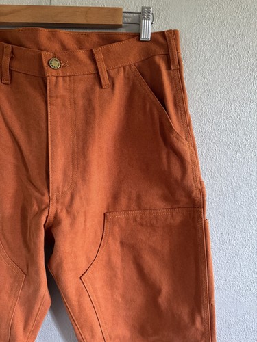NWT One of These Days Statesman Double Knee Pants Rust - Sz MED - Matt McCormick - Imagen 5 de 12