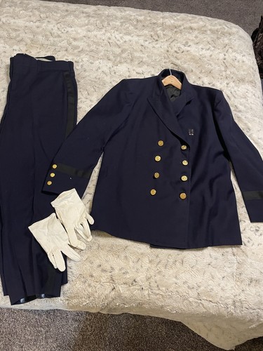 Vintage Mersons New York Police Corrections Uniform Jacket & Pants Blue Gloves - Bild 20 von 20