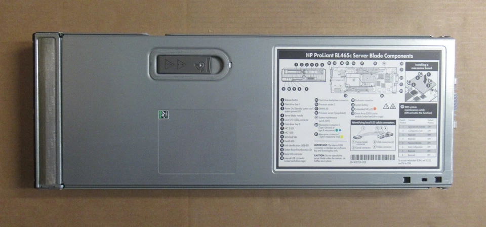 HP Proliant BL465C 2x AMD Opteron 2216 2.4GHz 8GB Blade Server 403435-B21 - Image 2 of 4