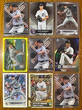 Matt Manning Tigers Rookie, Topps Finest, Chrome, GQ, Bowman Sterling, Platinum