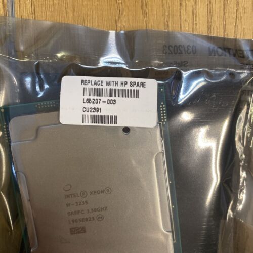 Intel W-3235 CPU Processor W-3235 SRFFC 12 Core 3.3GHz 180W HP L65207-003 NEW - Picture 3 of 5