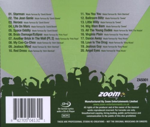 Disco CDG Zoom Karaoke All Stars (ZVS001) - Rock Oddities Karaoke - Imagen 1 de 2