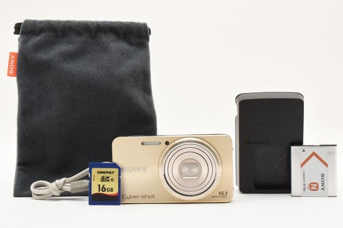 SONY Cyber-shot DSC-W570 Gold Compact Camera Japanese Only From Japan ## 2411905