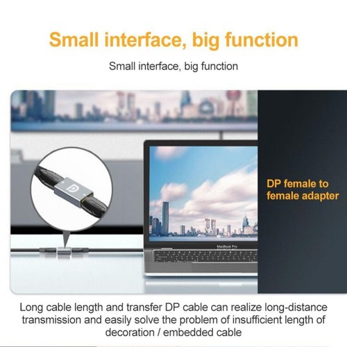 4K Video 8K 60Hz Converter DP 1.4 Adapter HDTV-compatible Mini Display Port - Afbeelding 9 van 14
