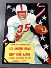 New Listing1951 Los Angeles Rams Vs New York Yanks Nfl Football Program (Nov. 18, 1951)