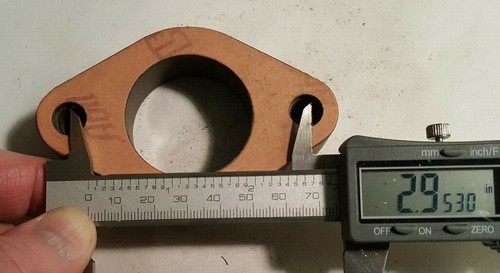 Snowmobile ATV Carburetor Heat Insulator Bakelite Flange Block 7/8" HD WD - Picture 4 of 5