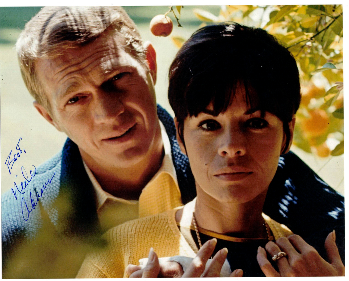 Neile Adams Authentic Signed 8x10 Photo Autograph, Mrs. Steve