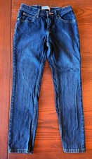 Lee Premium Skinny Select Boys Blue Jeans 16 Reg Adjustable Waist Preowned