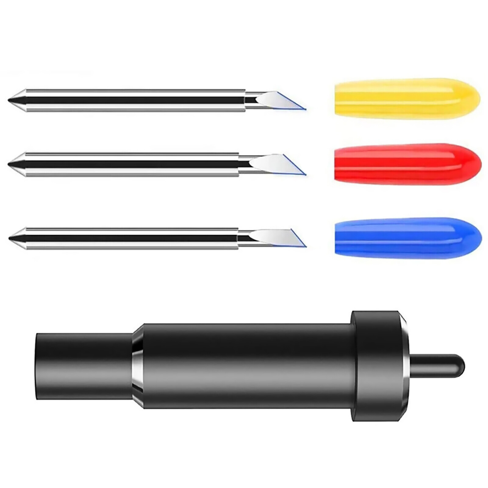 4pc 30/45/60° Replacement For Cricut Explore Deep Cut Blade w/Housing Holder NEW