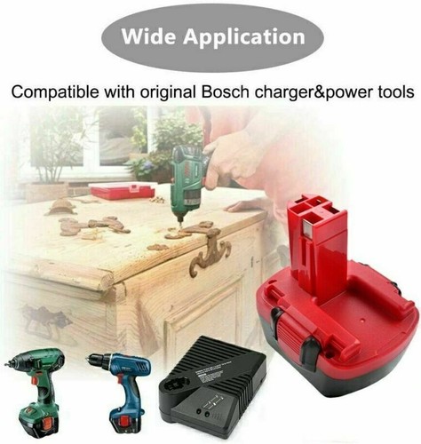 Für Bosch 12V Akku BAT043 BAT045 BAT046 PSR 1200 GSR GSB 2607335261 12VE-2 Ni-MH - Bild 9 von 12