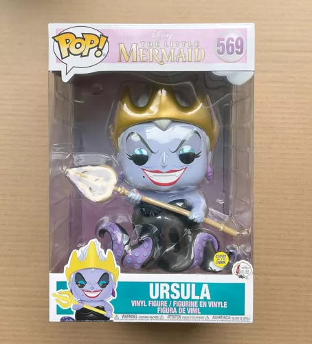 Funko Pop Disney La Sirenita Úrsula GITD 10" #569 + Protector