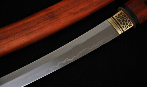JAPANISCHES SAMURAI SHIRASAYA SCHWERT TANTO Ton gehärtete SHINOGI-ZUKURI Klinge - Bild 9 von 11