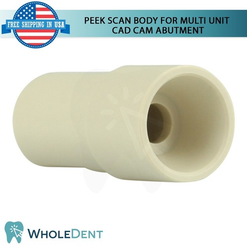 5X Straight Multi Unit 1.4mm Slim Abutment Attachment CAD/CAM Set Int Hex 2.0mm - Imagen 5 de 7