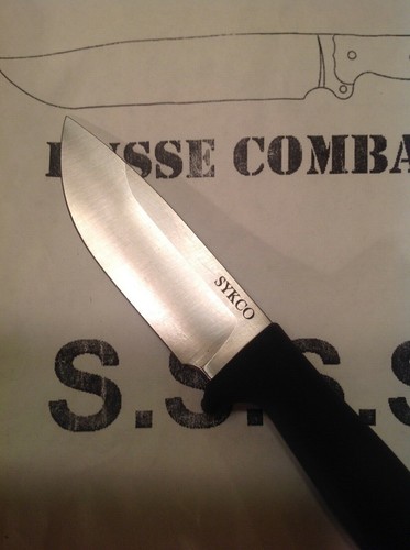 Busse SYKCO Scrapyard WS-621 Scrap Satin W/ Black Res C Handle W/Black L Sheath - Picture 8 of 12