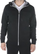 Hugo Boss Men's Tracksuit Hooded Jacket  Pants Black Slim European Fit Size M