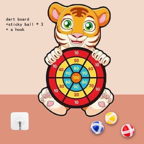 Wall-Mounted Dart Board Sticky Ball Flying Target Sports Game Toys 4 To 6 Years - Picture 19 of 20