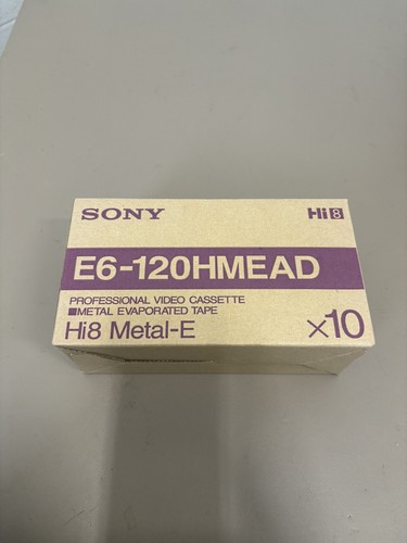 Sony E6-120HMEAD Hi8 Camcorder Kassette Metall verdampft 120 Minuten x10 - Bild 2 von 3